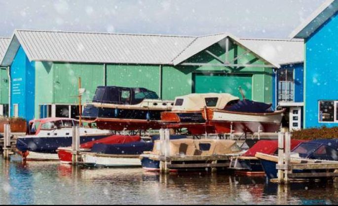 Boot buiten laten overwinteren